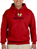 I Love Mexico, Burrito Hoodie or Sweatshirt -SmartPrintsInk Designs