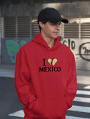 I Love Mexico, Burrito Hoodie or Sweatshirt -SmartPrintsInk Designs