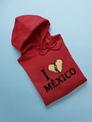 I Love Mexico, Burrito Hoodie or Sweatshirt -SmartPrintsInk Designs