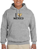 I Love Mexico, Burrito Hoodie or Sweatshirt -SmartPrintsInk Designs