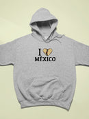I Love Mexico, Burrito Hoodie or Sweatshirt -SmartPrintsInk Designs