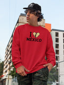 I Love Mexico, Burrito Hoodie or Sweatshirt -SmartPrintsInk Designs