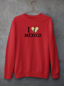 I Love Mexico, Burrito Hoodie or Sweatshirt -SmartPrintsInk Designs