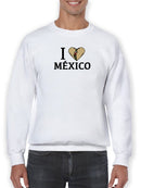 I Love Mexico, Burrito Hoodie or Sweatshirt -SmartPrintsInk Designs