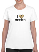 I Love Mexico, Burrito Shaped T-shirt -SmartPrintsInk Designs