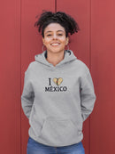 I Love Mexico, Burrito Hoodie or Sweatshirt -SmartPrintsInk Designs