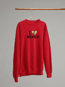I Love Mexico, Burrito Hoodie or Sweatshirt -SmartPrintsInk Designs