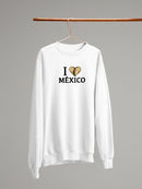 I Love Mexico, Burrito Hoodie or Sweatshirt -SmartPrintsInk Designs