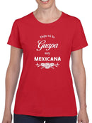 Not Only Pretty, Mexican Shaped T-shirt -SmartPrintsInk Designs