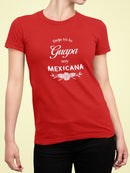 Not Only Pretty, Mexican Shaped T-shirt -SmartPrintsInk Designs