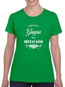Not Only Pretty, Mexican Shaped T-shirt -SmartPrintsInk Designs