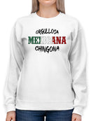 Proud Mexican Badass. Sweatshirt -SmartPrintsInk Designs
