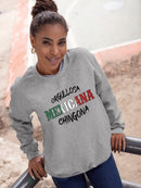 Proud Mexican Badass. Sweatshirt -SmartPrintsInk Designs
