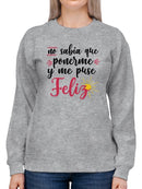 I'm Wearing A Smile Sweatshirt -SmartPrintsInk Designs