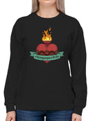Silent Annoyer. Sweatshirt -SmartPrintsInk Designs