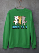 Triple Kiss. Sweatshirt -SmartPrintsInk Designs