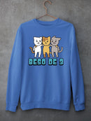 Triple Kiss. Sweatshirt -SmartPrintsInk Designs