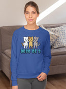 Triple Kiss. Sweatshirt -SmartPrintsInk Designs