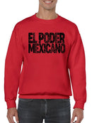 Mexican Power. Sweatshirt -SmartPrintsInk Designs