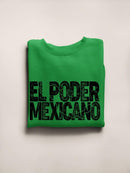 Mexican Power. Sweatshirt -SmartPrintsInk Designs