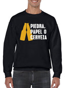 Rock. Paper. Beer! Sweatshirt -SmartPrintsInk Designs