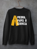Rock. Paper. Beer! Sweatshirt -SmartPrintsInk Designs