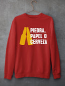 Rock. Paper. Beer! Sweatshirt -SmartPrintsInk Designs