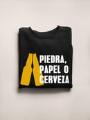 Rock. Paper. Beer! Sweatshirt -SmartPrintsInk Designs