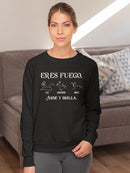 You're Fire. Burn And Shine Sweatshirt -SmartPrintsInk Designs