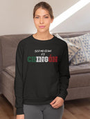 Being Mexican Is So Badass. Sweatshirt -SmartPrintsInk Designs