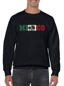 Mexico. Flag W Coat Of Arms. Sweatshirt -SmartPrintsInk Designs
