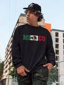 Mexico. Flag W Coat Of Arms. Sweatshirt -SmartPrintsInk Designs