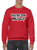 Made In Mexico. Graffiti Style Sweatshirt -SmartPrintsInk Designs