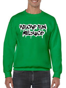 Made In Mexico. Graffiti Style Sweatshirt -SmartPrintsInk Designs