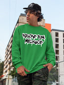 Made In Mexico. Graffiti Style Sweatshirt -SmartPrintsInk Designs