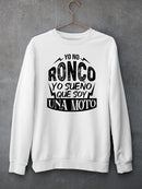 I'm Not Snoring. Sweatshirt -SmartPrintsInk Designs