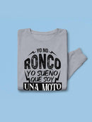 I'm Not Snoring. Sweatshirt -SmartPrintsInk Designs