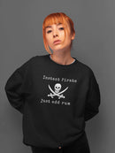 Instant Pirate Sweatshirt -SmartPrintsInk Designs