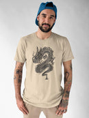 Smoke Dragon T-shirt -SmartPrintsInk Designs