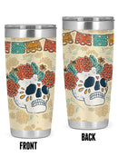 Mexican Sugar Calaveritas Tumbler -SmartPrintsInk Designs