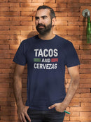 Tacos And Cervezas. T-shirt -SmartPrintsInk Designs