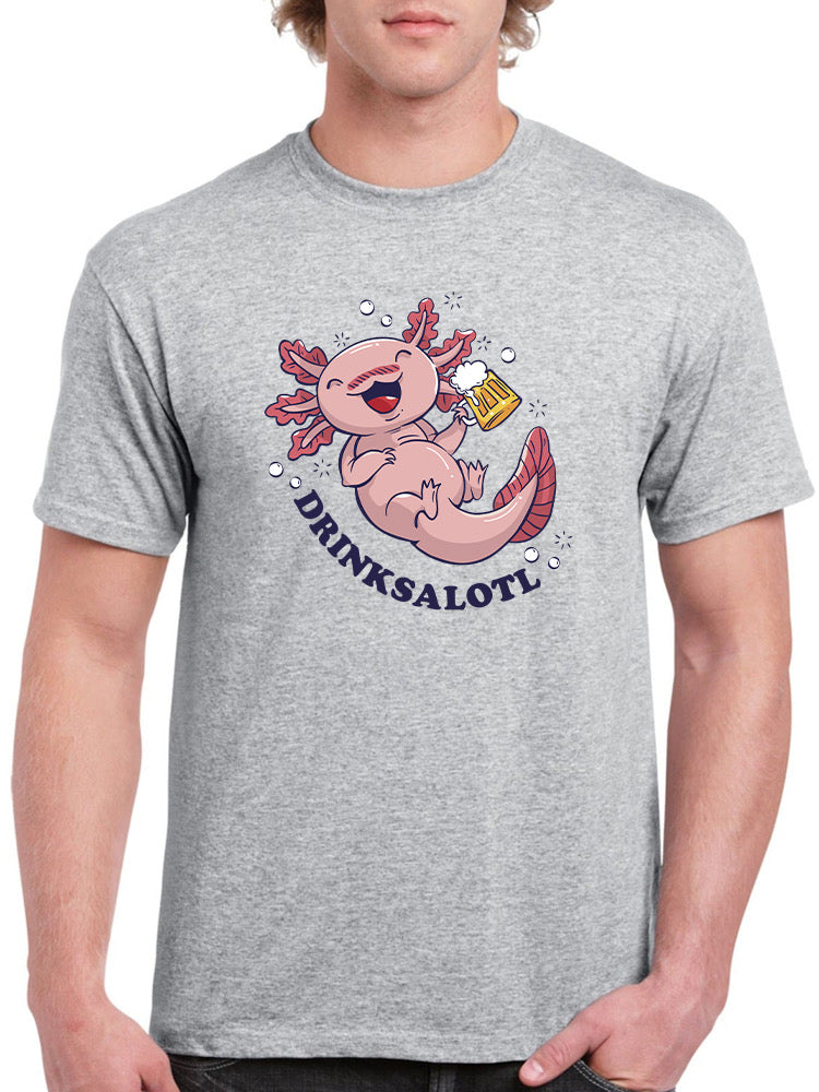 Drinksalotl T-shirt -SmartPrintsInk Designs