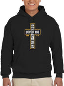 John 3 16 Quote Hoodie -SmartPrintsInk Designs