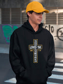 John 3 16 Quote Hoodie -SmartPrintsInk Designs