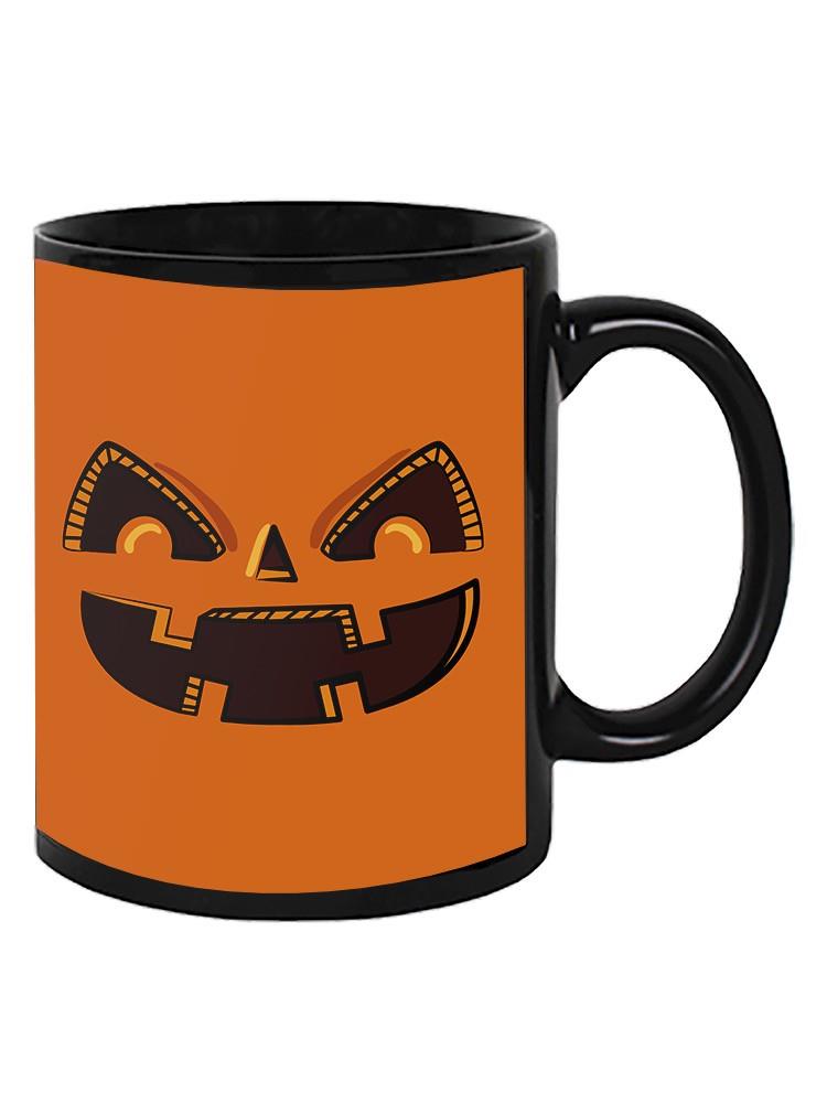 Evil Carved Pumpkin Mug -SmartPrintsInk Designs