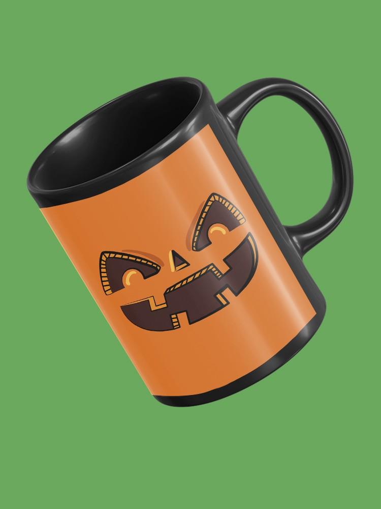 Evil Carved Pumpkin Mug -SmartPrintsInk Designs