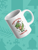 Merry Rawring Christmas Mug -SmartPrintsInk Designs