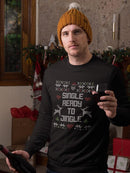 Single, And Ready To Jingle Sweatshirt -SmartPrintsInk Designs