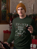 Single, And Ready To Jingle Sweatshirt -SmartPrintsInk Designs