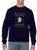 Christmas Gives Me Amxiety Sweatshirt -SmartPrintsInk Designs